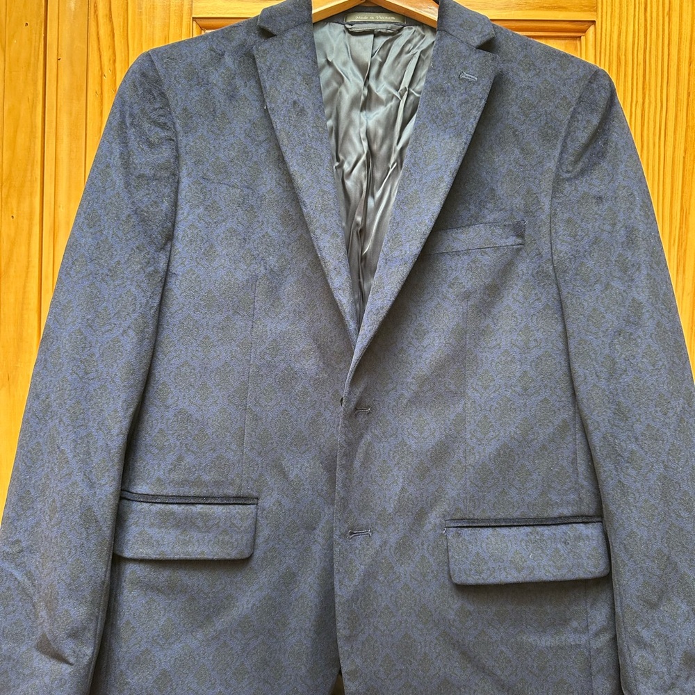 Ralph Lauren Elegant Patterned Gray Blazer